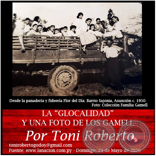 LA “GLOCALIDAD” Y UNA FOTO DE LOS GAMELL - Por Toni Roberto - Domingo, 24 de Mayo de 2020